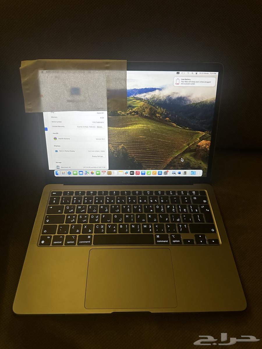 لاب توب ابل من جرير شبه جديد64495227511171111