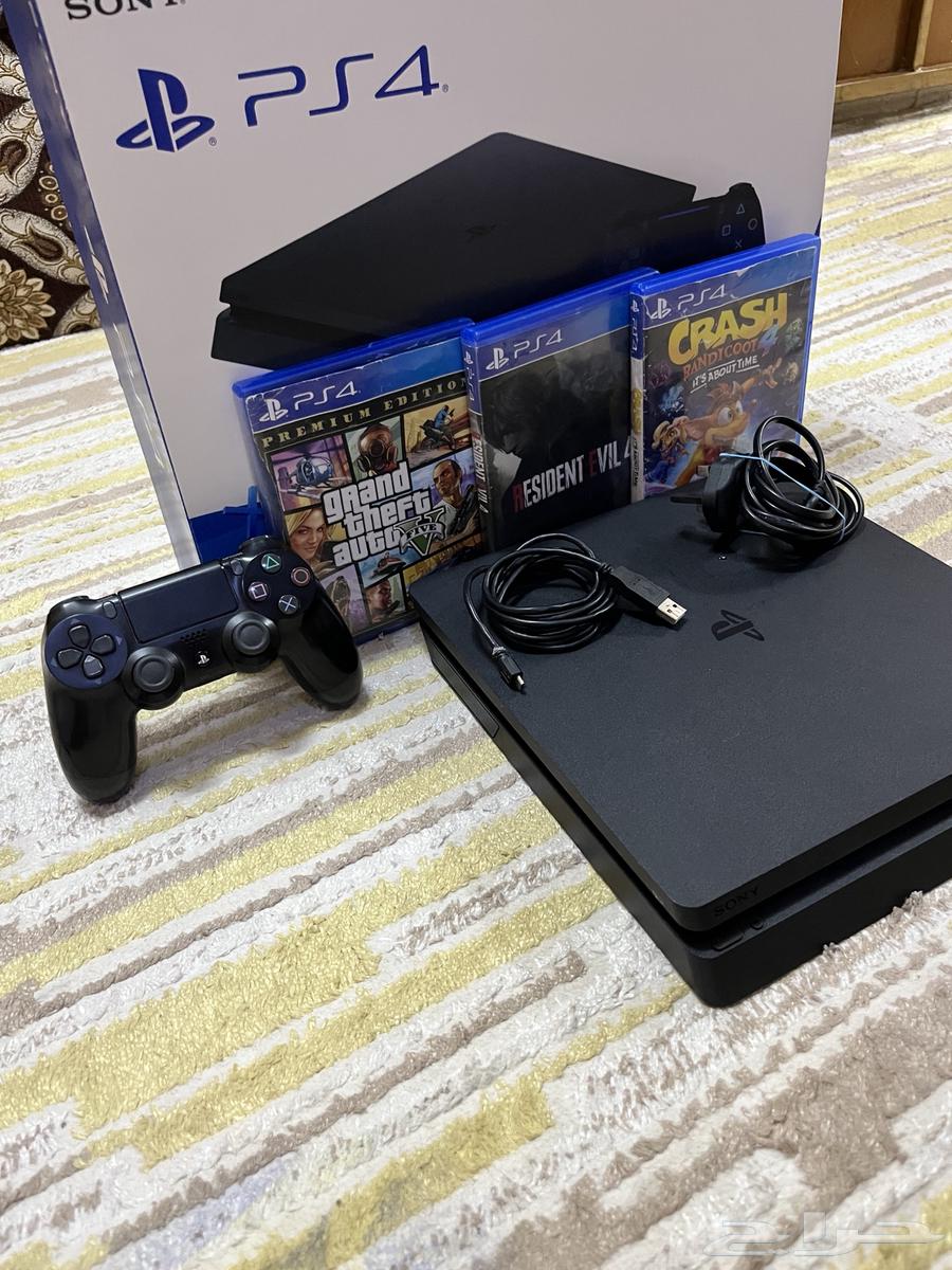 سوني بلاستشين 4 نضيف ب كرتونه و مستلازماته كامله64509998405250113