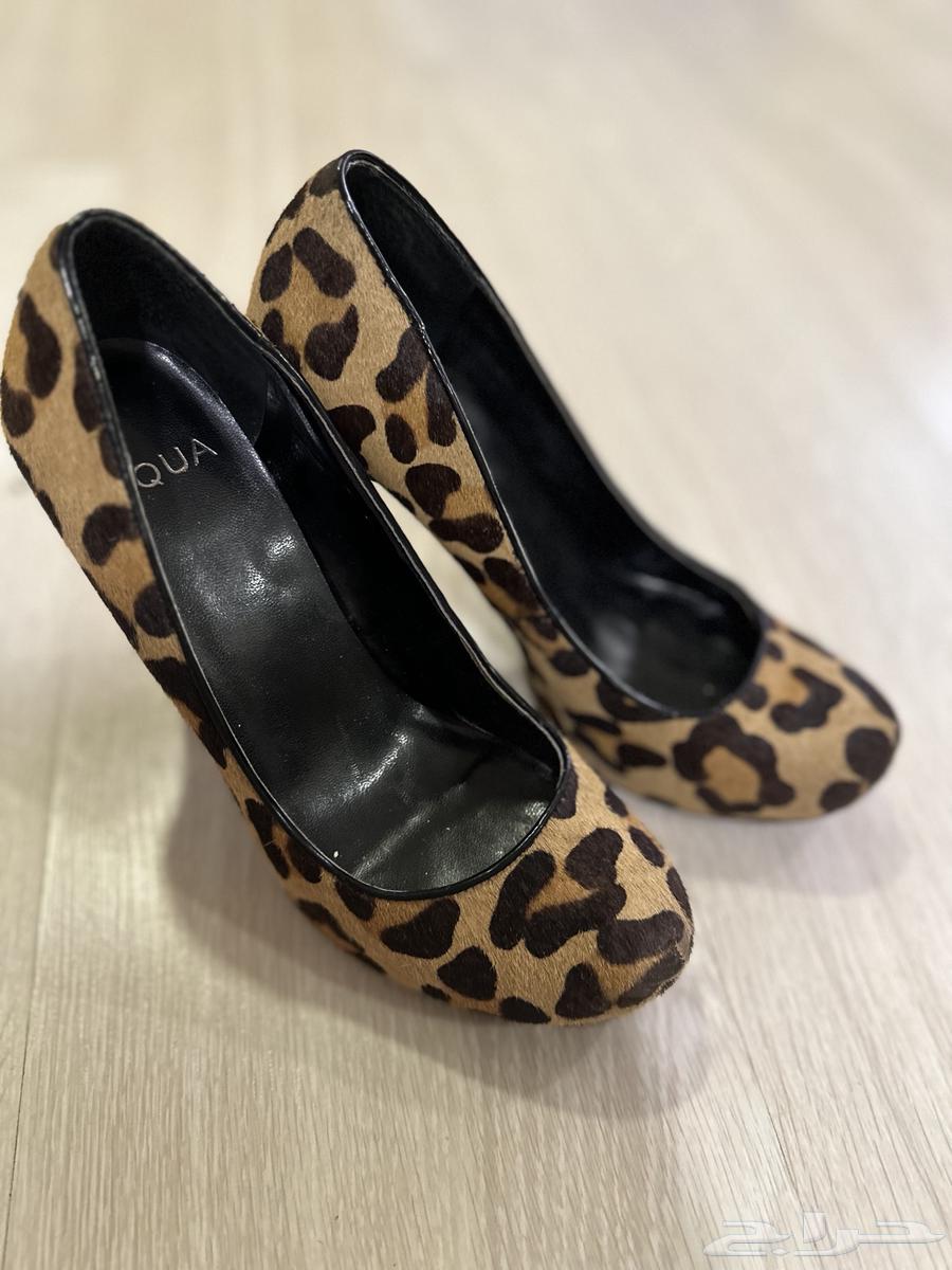 جزمة كعب انيقه و فخمه جديده جلد نمر اصليه من ايطاليا64508369112066110