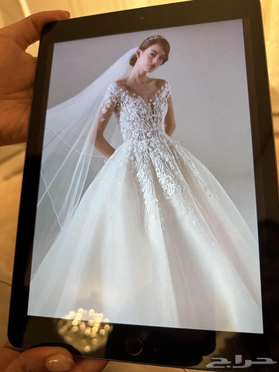 فستان زفاف جديد إيطالي استعمال مره وحده64505598833281110