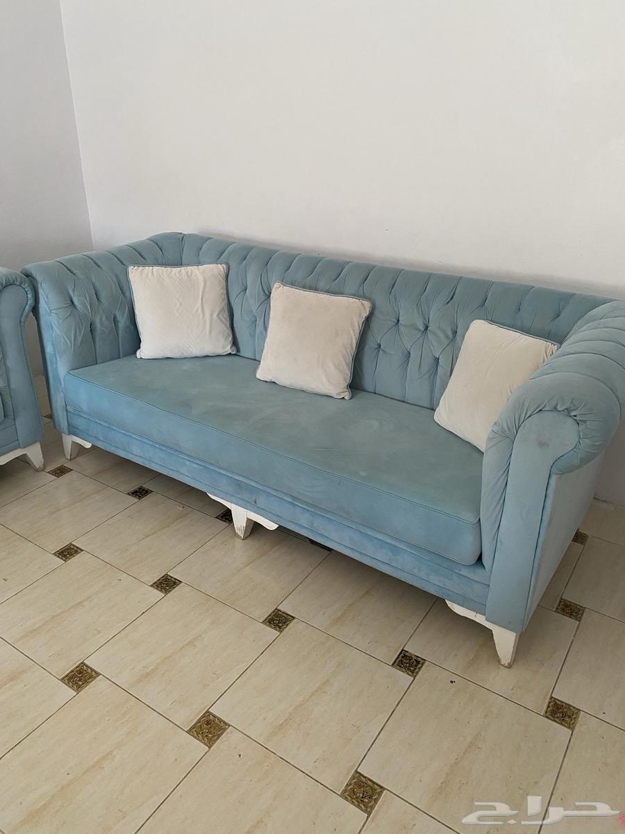 للبيع كنب بحالة جيدة وطاولة تلفزيون64510662467073113