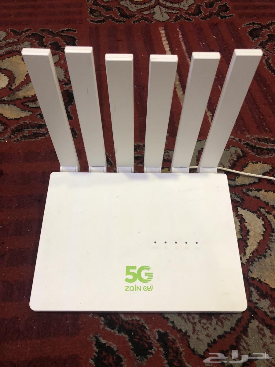 Zain 5G modem only supports Zain SIM cards.64505724321153110