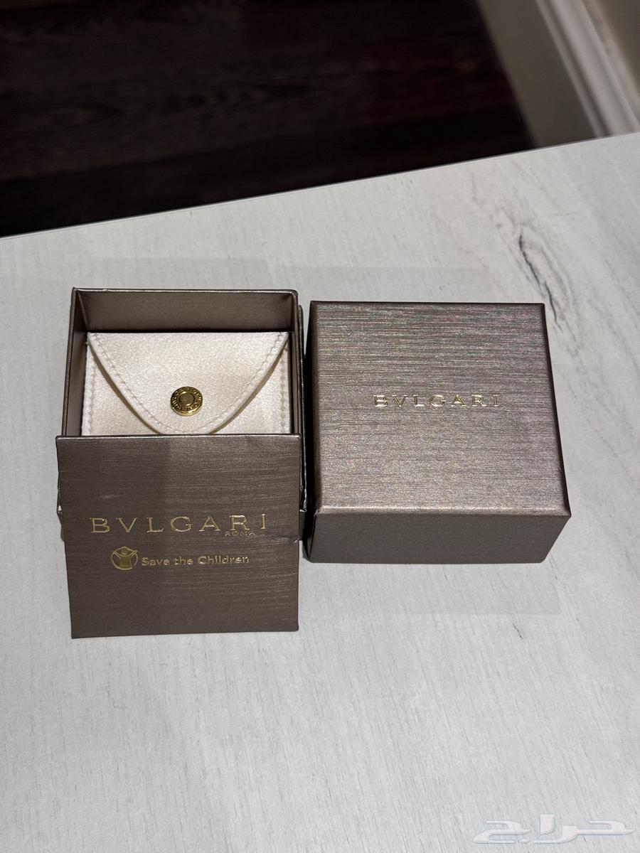 دبلة بولغري (فضة حجر اسود مطلية روديوم) اصلي64453655388163113