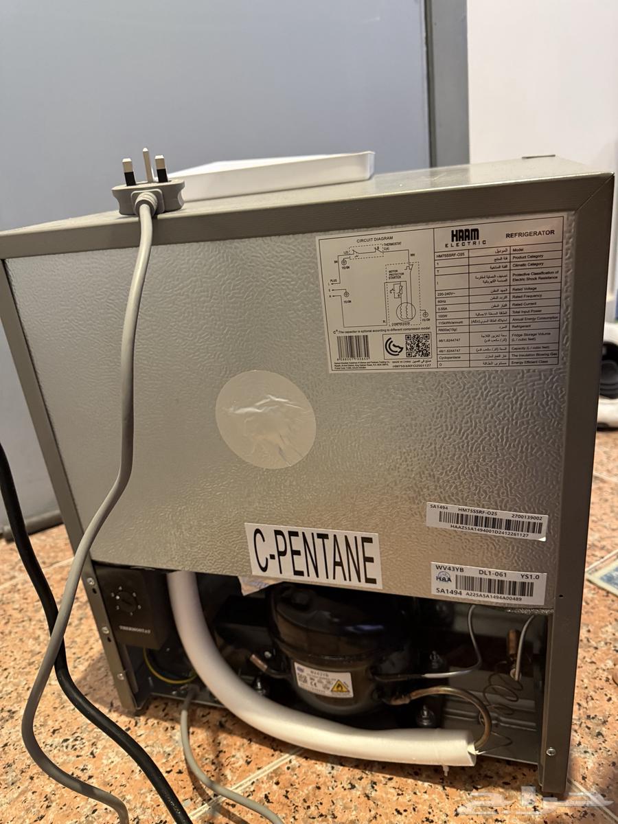 ثلاجة صغيرة شبه جديدة موديل HAAM Electronics64508438895875111