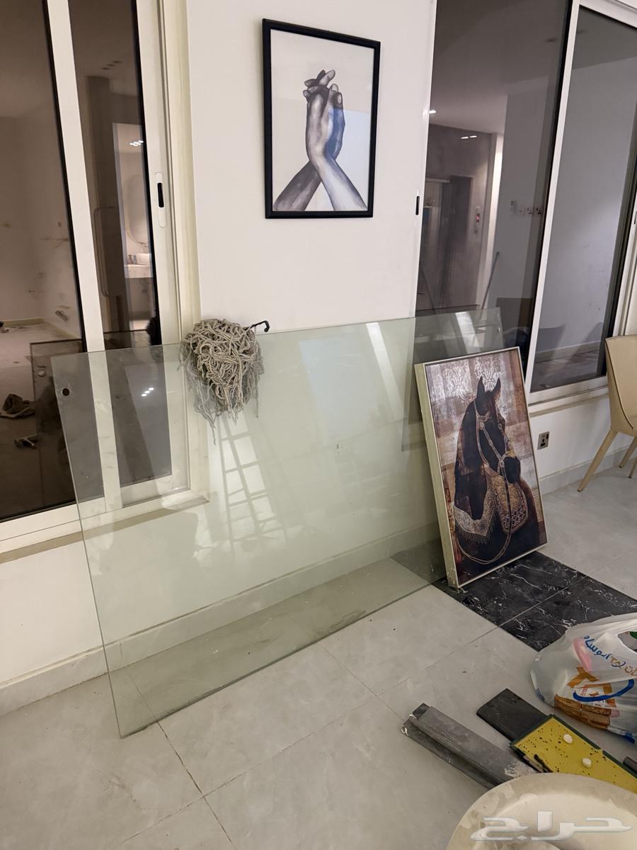 زجاج طاولة او باب64509264816130110