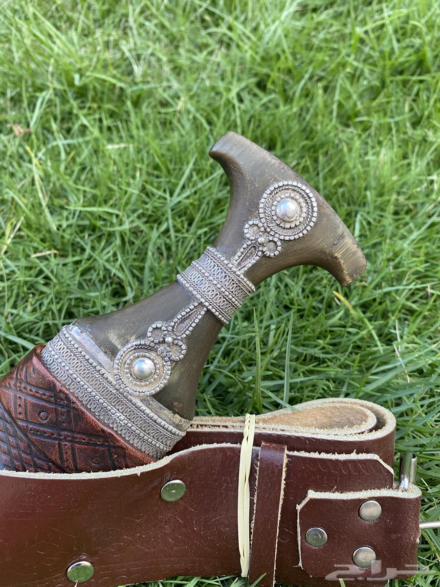 جنبية قرن قديم وفضة64504613188226111