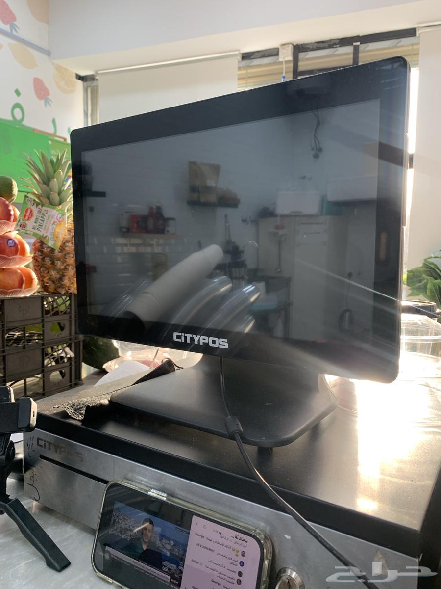 جهاز كاشير نظيف لجميع المحلات (عصيرات) بسعر مناسب citypos64504668241282110