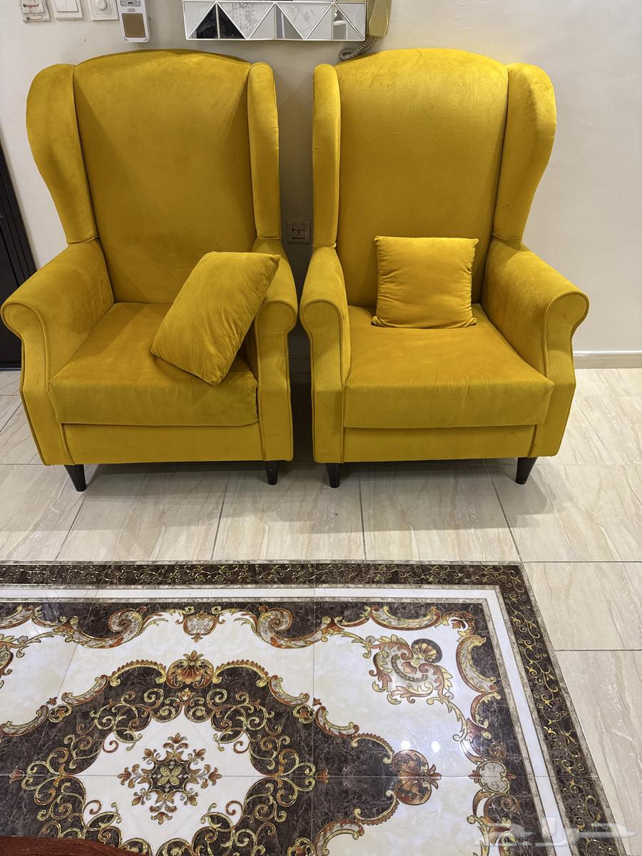 كنب كرسيين نظيفة خالية من اي شي64503049808515110