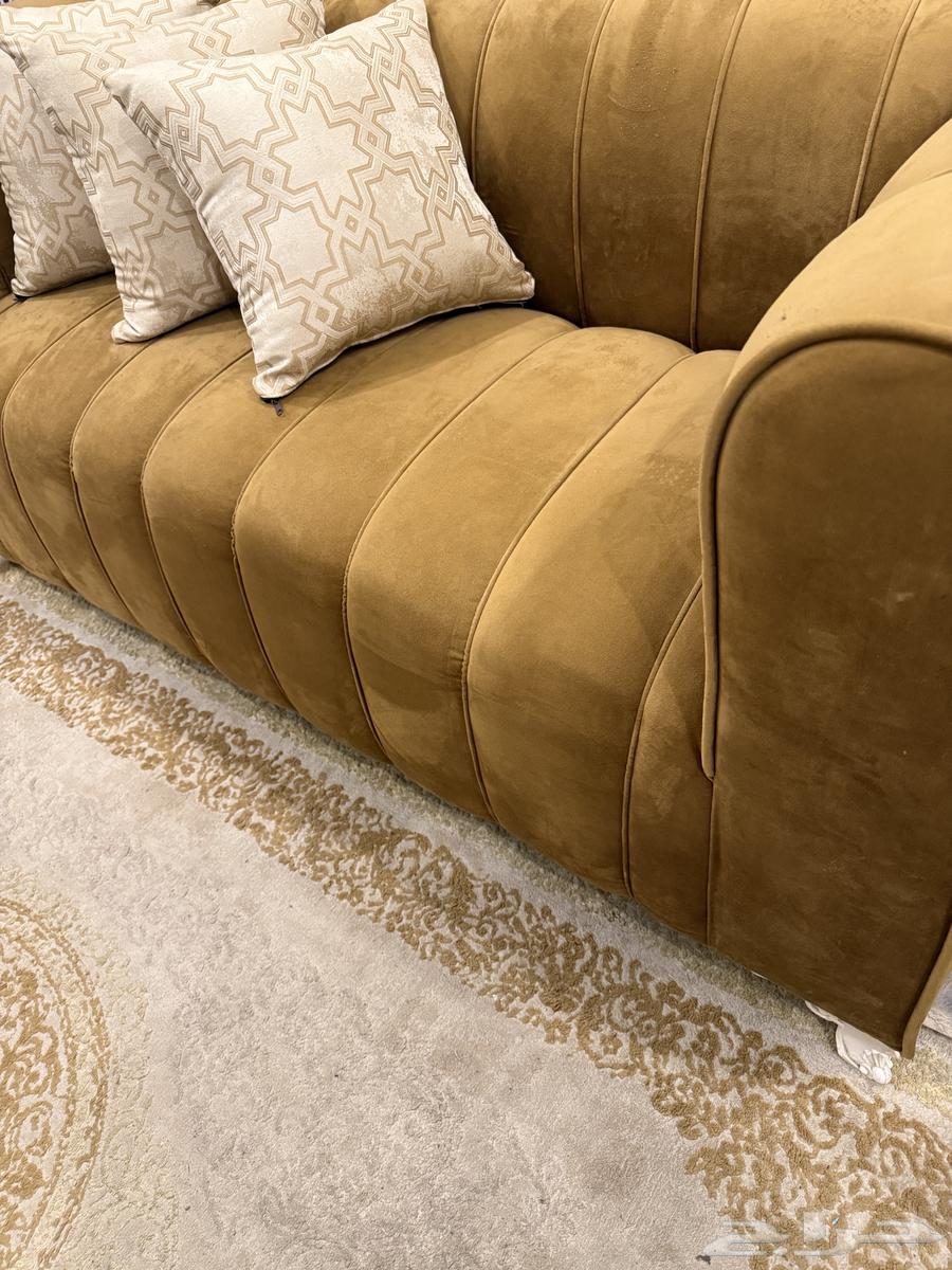 Sofa with carpet and side table64505819491841112