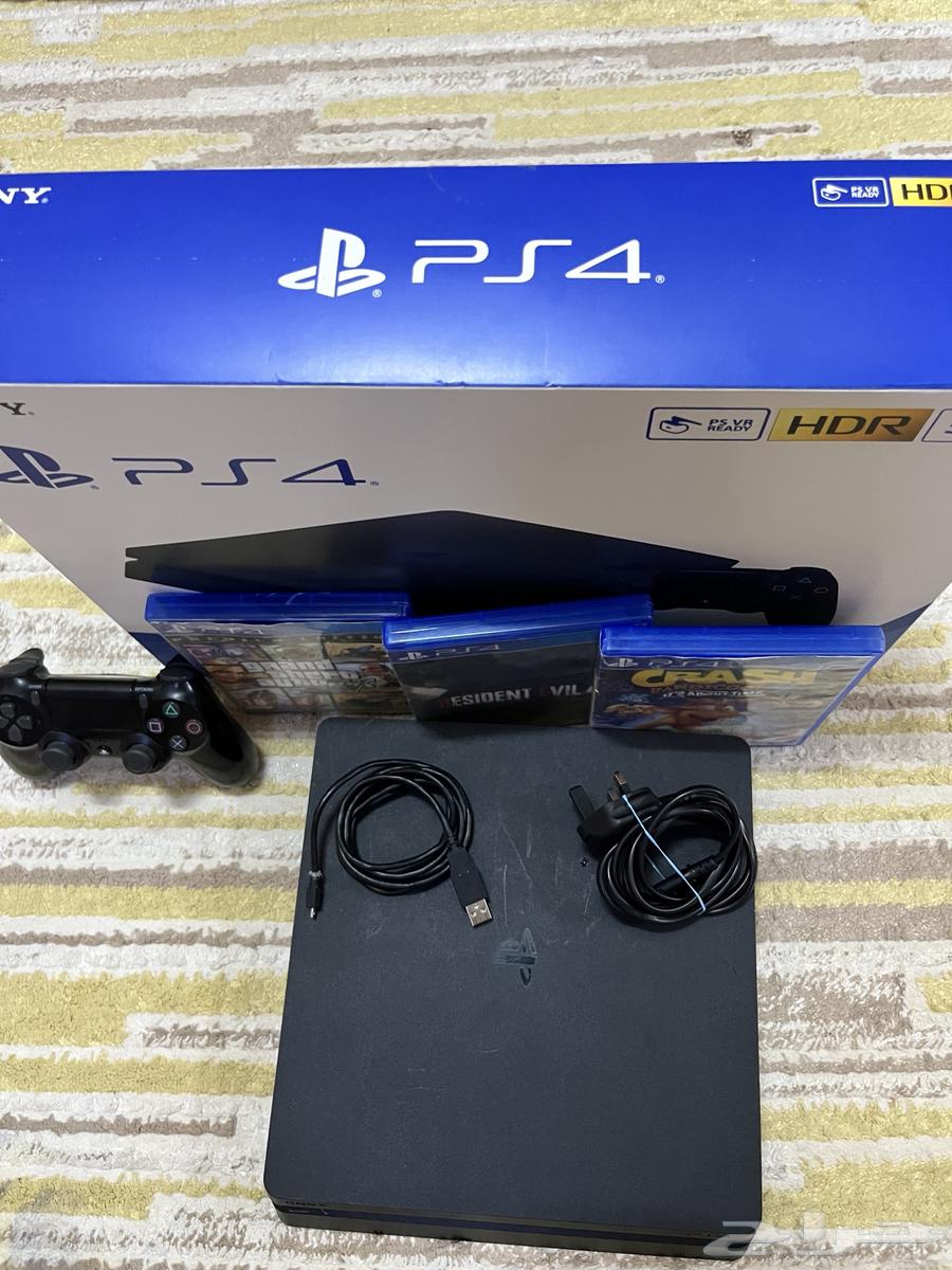 سوني بلاستشين 4 نضيف ب كرتونه و مستلازماته كامله64509998405250112