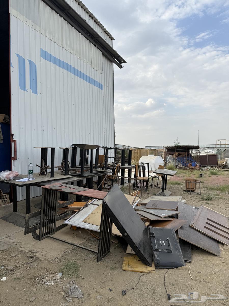 Used tables and chairs and plastic containers64505162328707110