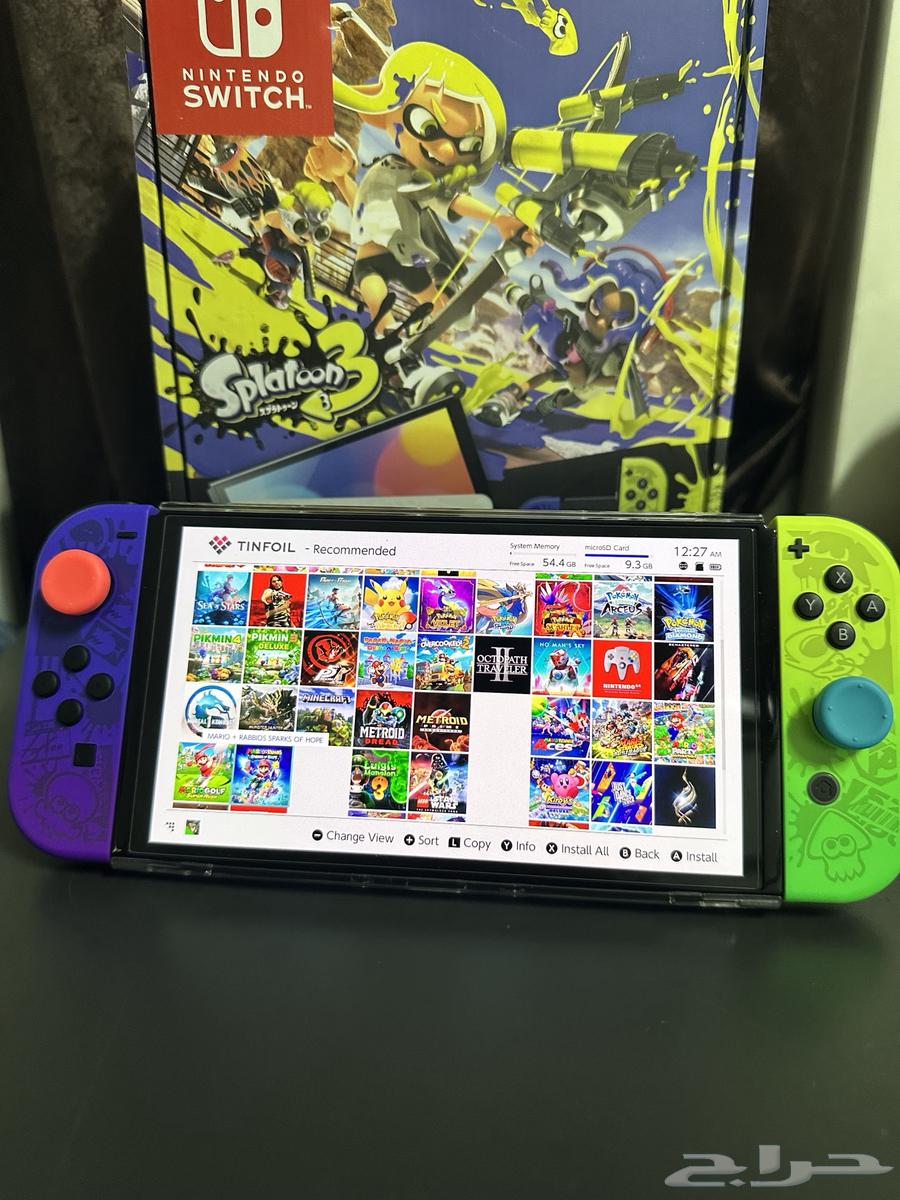 نينتندو سويتش مهكر للبيع او للبدل64503009266433110