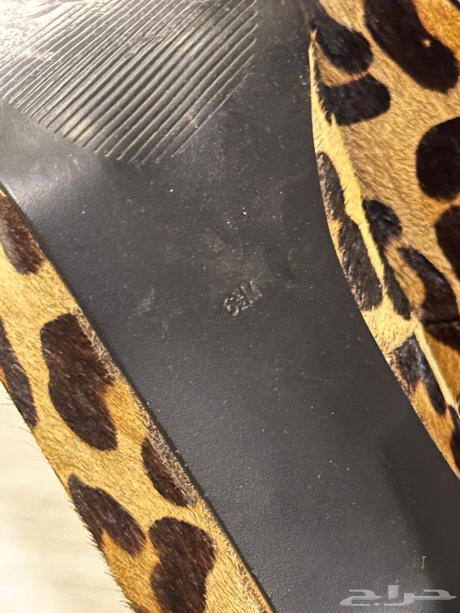 جزمة كعب انيقه و فخمه جديده جلد نمر اصليه من ايطاليا64508369112066111