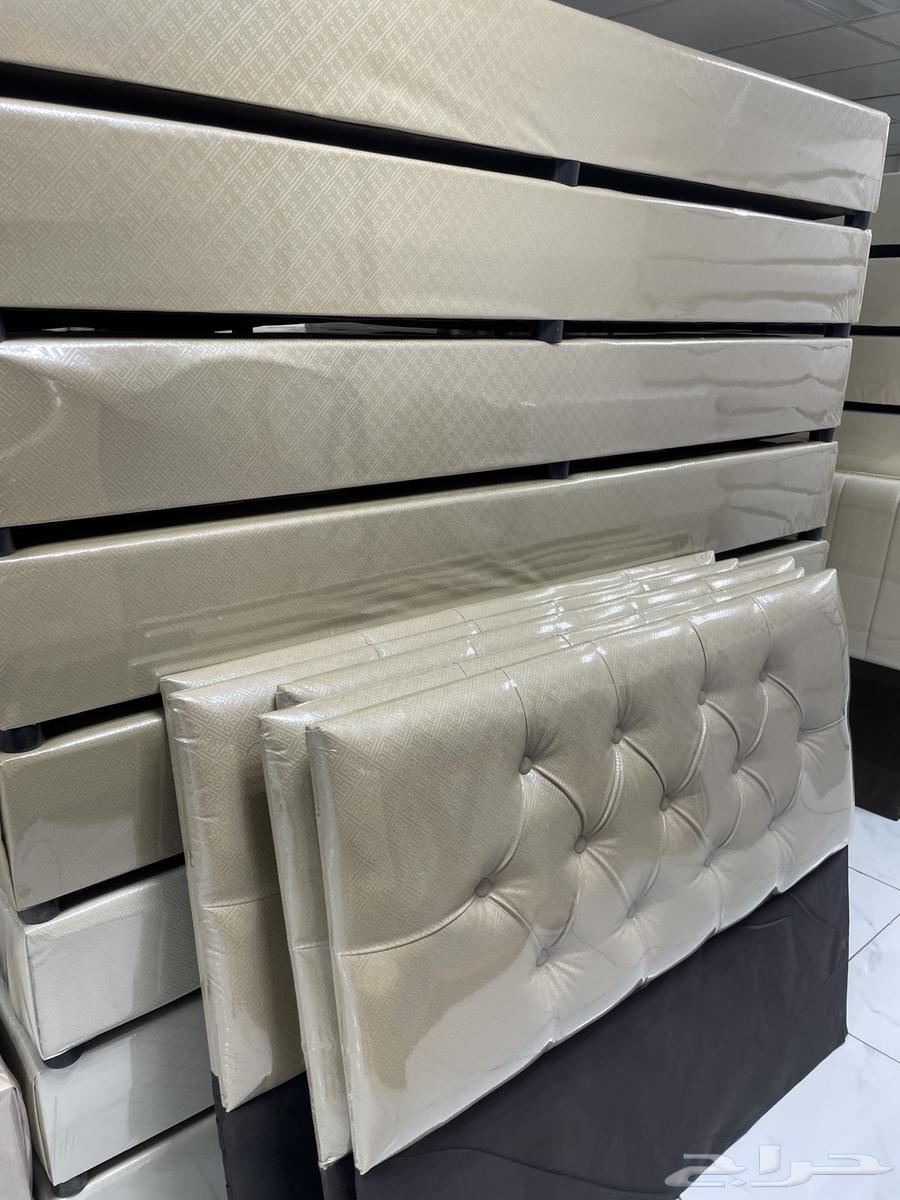 سرير جلد مع مرتبه64505550207747113