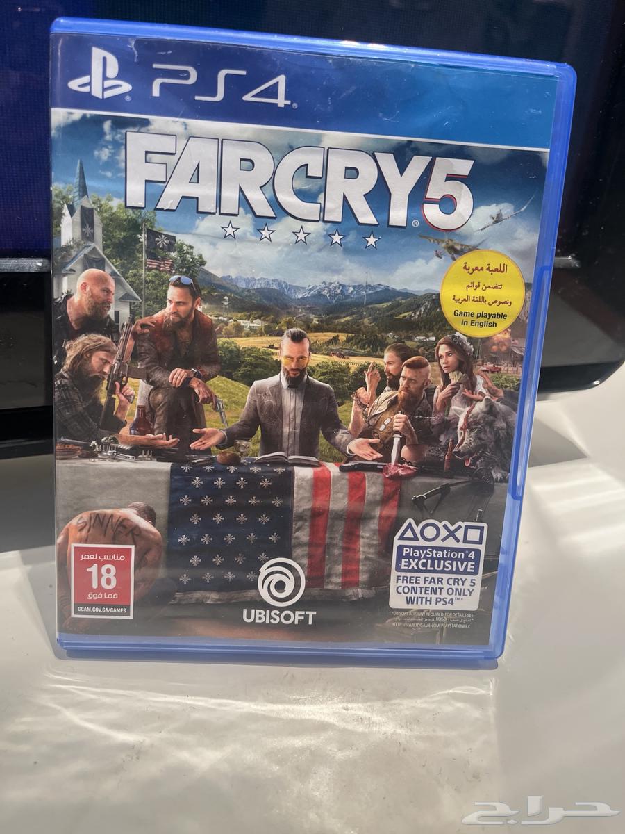 شريط سوني 4 لعبه far cry 5 سعر 50 ريال64505217849218110