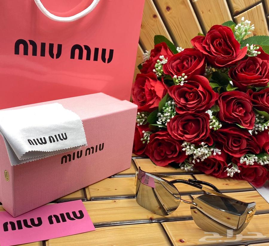 نظارات من ماركة miu miu نسائي اهدي من تعز عليه64507810028931110