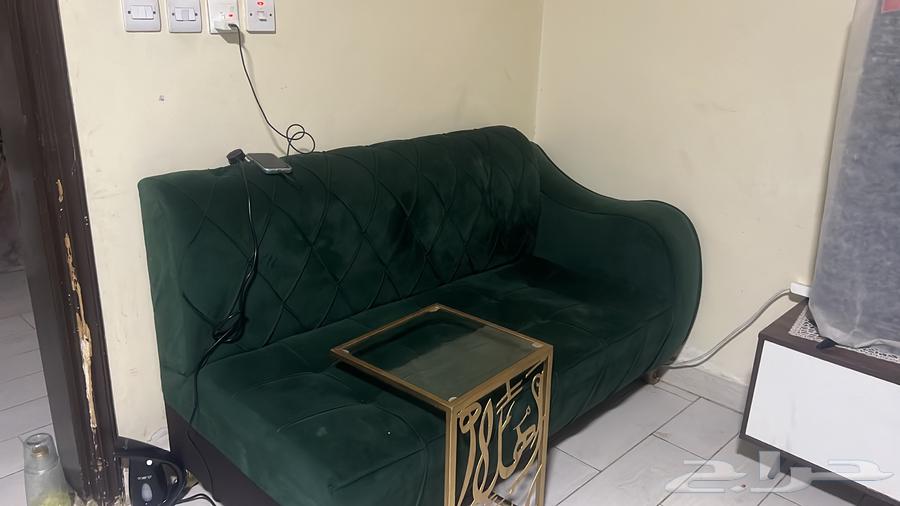 Sofa set with tables and two curtains64507921669891111