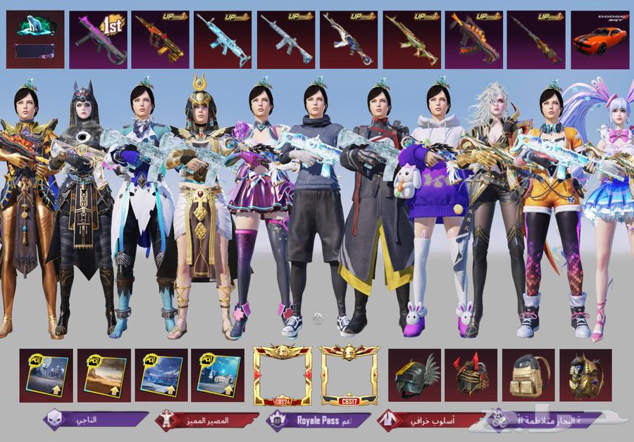 حساب ببجي للبيع64510027061507110