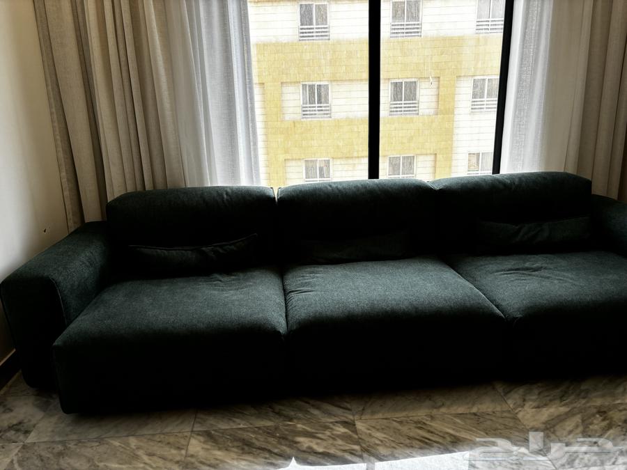 كنبة خضراء للبيع green sofa for sale64506034933761111