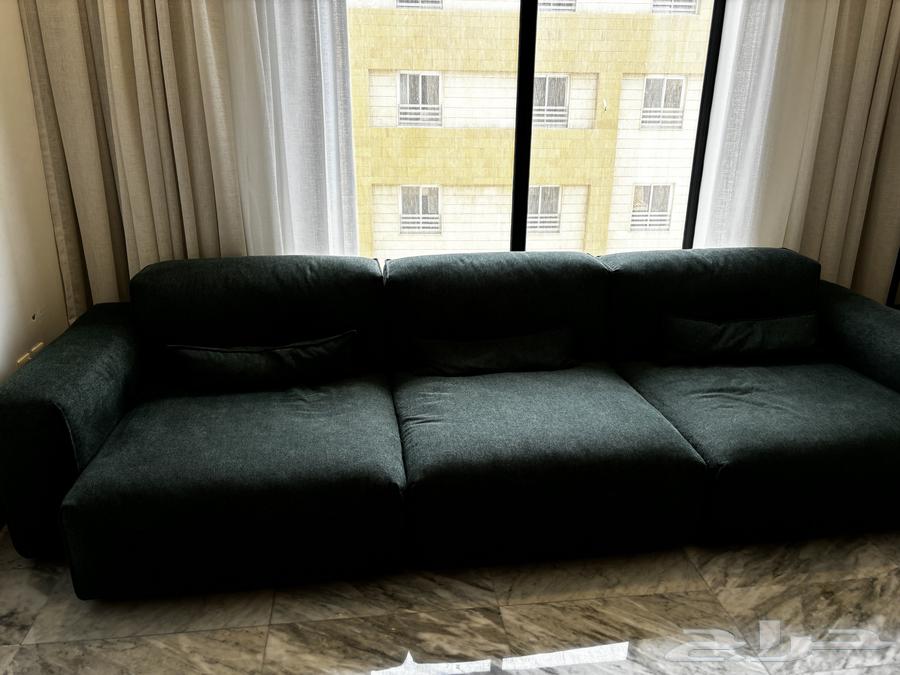 كنبة خضراء للبيع green sofa for sale64506034933761112