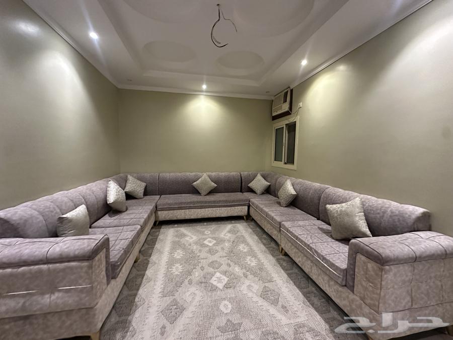 كنب 7 قطع زاويتين خشب نظيف 160064503719234562110