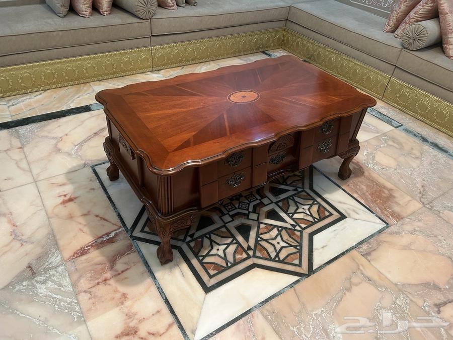 Furniture for sale, L-shaped sofa with tables and dining table64505453932291114