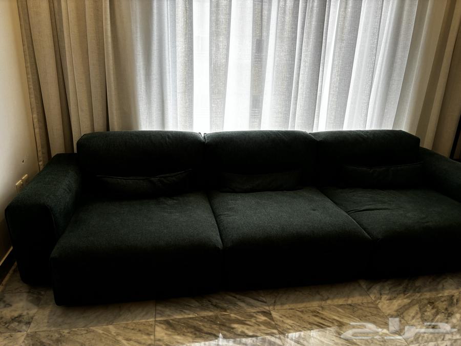 كنبة خضراء للبيع green sofa for sale64506034933761114