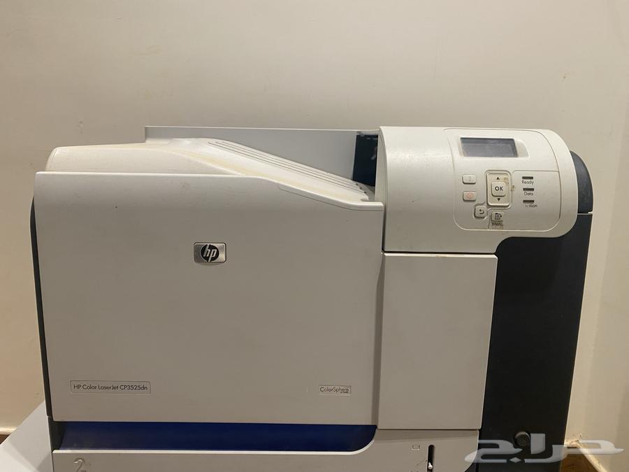 طابعة hp موديل 3525 ليزر 4 ألوان بحالة جيدة جدا64508705413635111