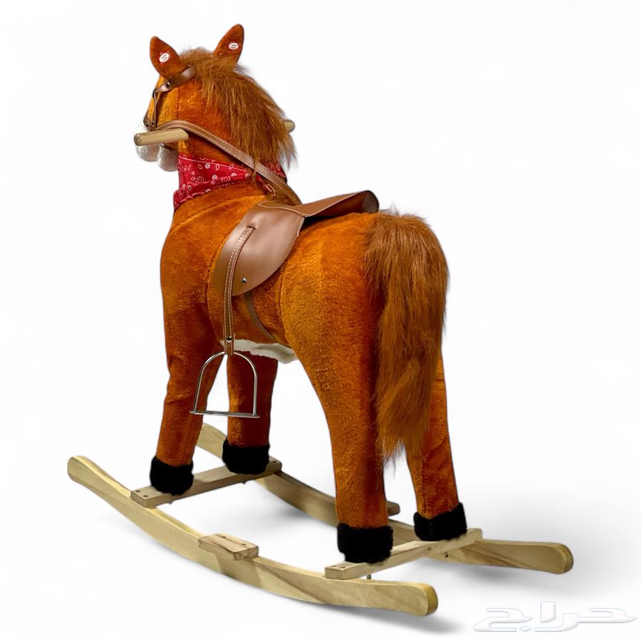 حصان هزاز خشبي للاطفال - حصان ركوب للاطفال بالحجم الكبير64507768075139112