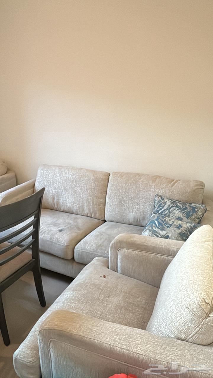 طاولة طعام مع الكراسي و 3 قطع كنب64507291404674112