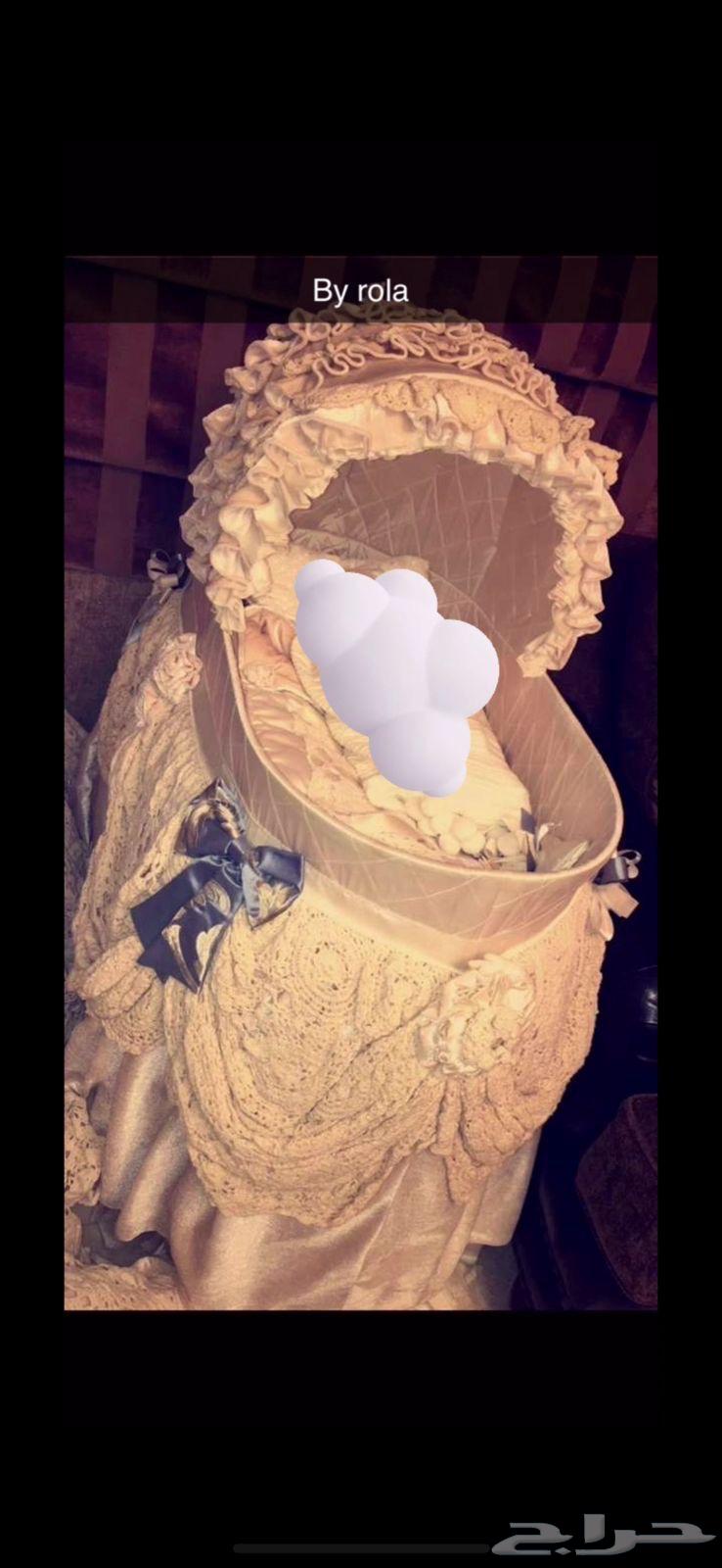 سرير ومفرش طقم مولود للجنسين سناره نظيف جدا64505550183553112