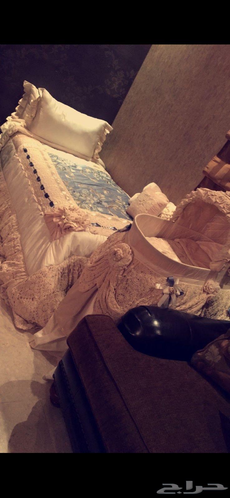 سرير ومفرش طقم مولود للجنسين سناره نظيف جدا64505550183553110