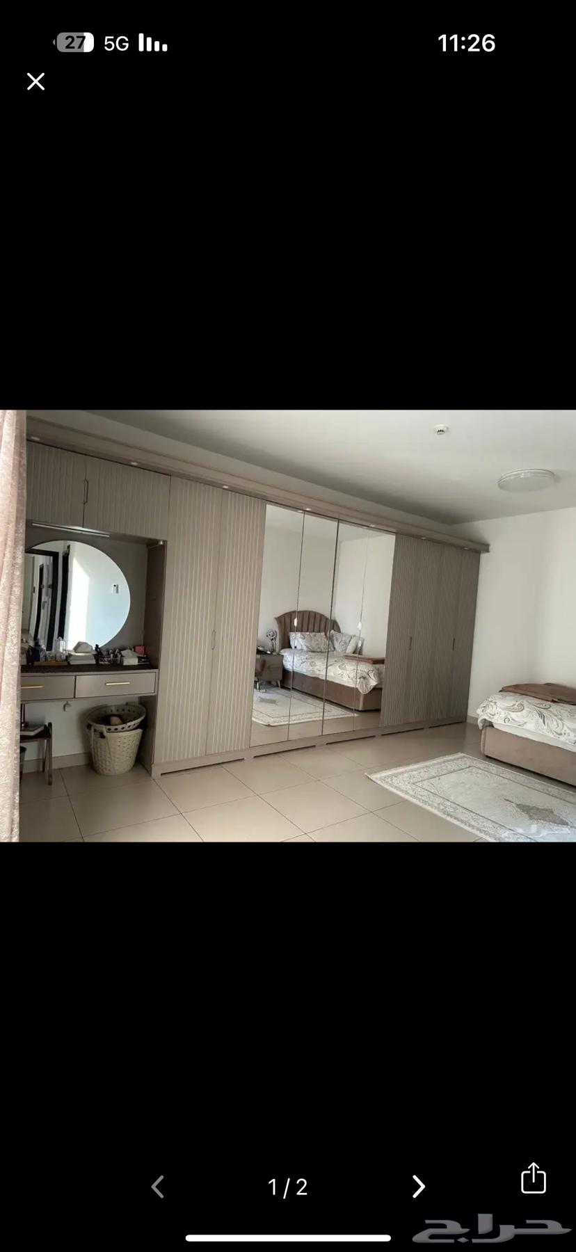 محتاجة دولاب وتسريحة شبه جديدة الي عنده شي نظيف وفخم يرسلي64506899934209110