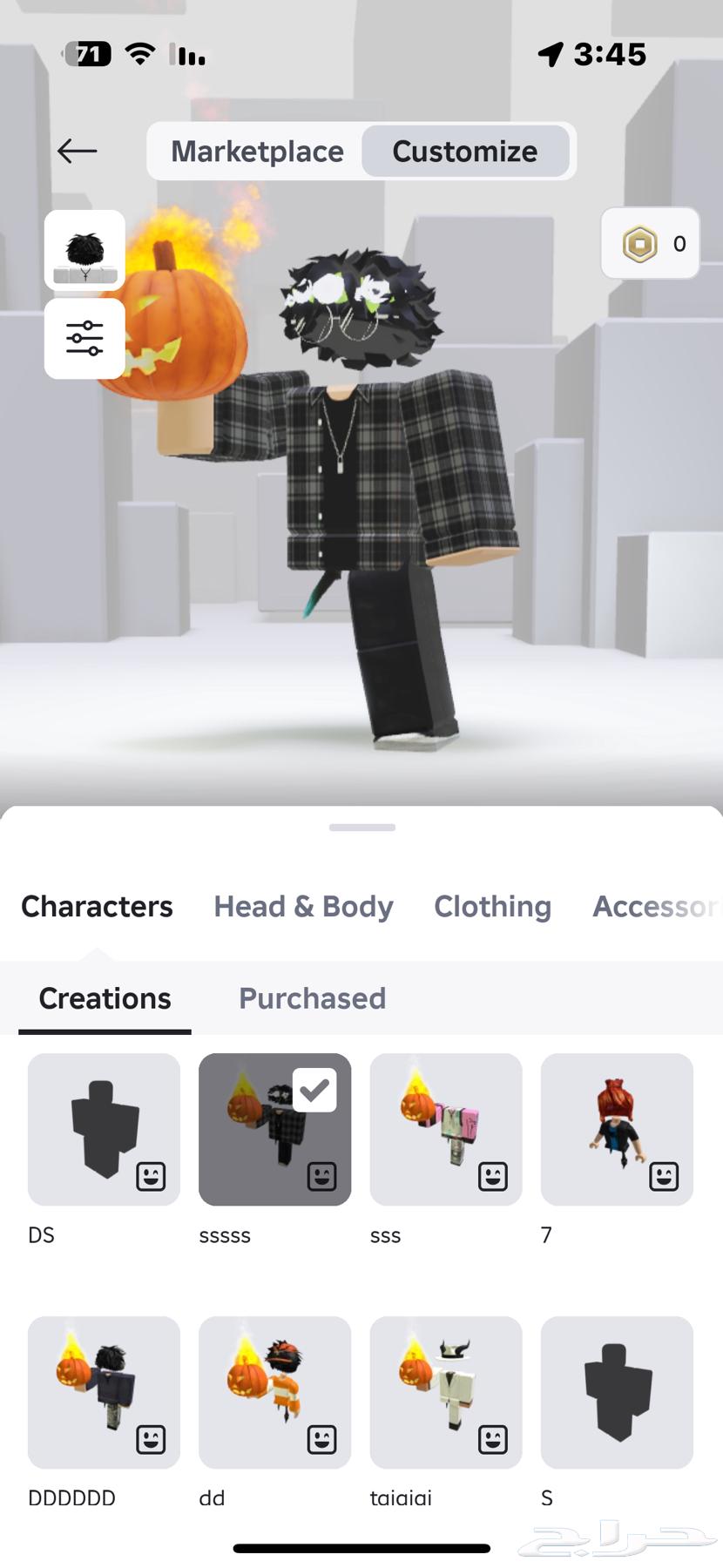 Roblox account with headless and character64506732368514110