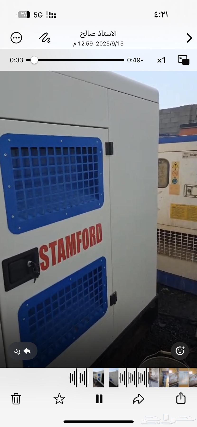 مولد مستعمل بيركنز 125 كي في اي صافي 100 كيلو واط64508061164034110