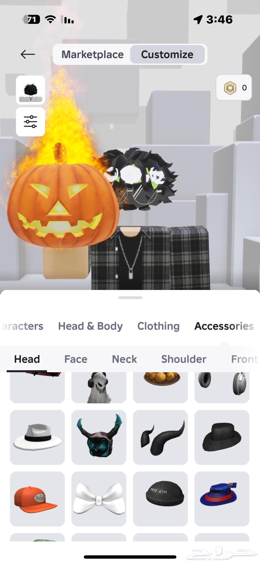 Roblox account with headless and character64506732368514112