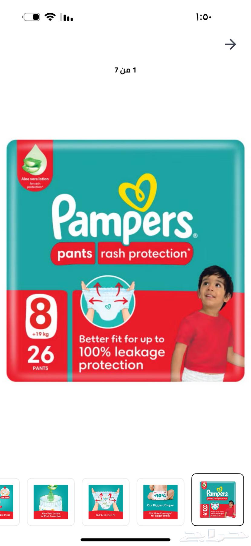 كلوت حفايض بامبرز بجل الصبار64503335836418110