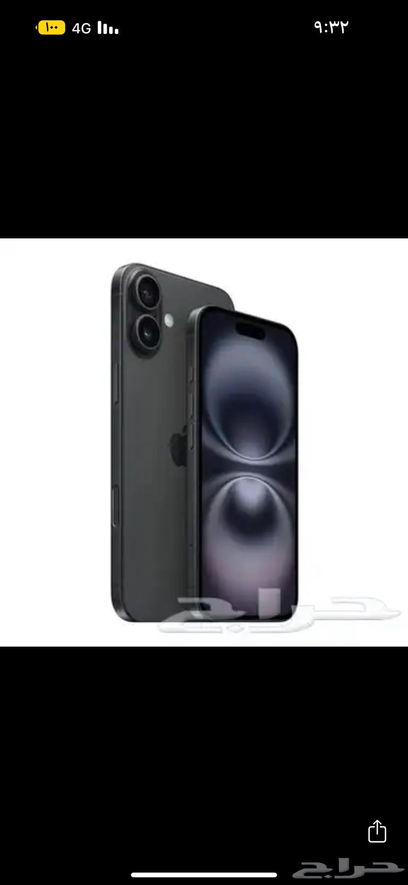 آيفون 16 اسود ضمان جديد ضمان اس تي سي64504640679427110