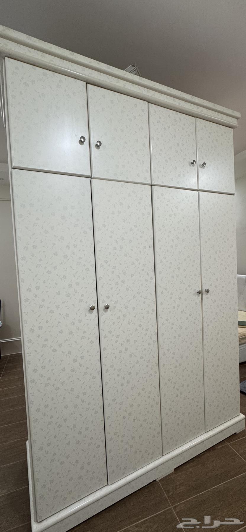 دولاب ملابس للبيع وسرير مقاس نفر ونص64506299119745112