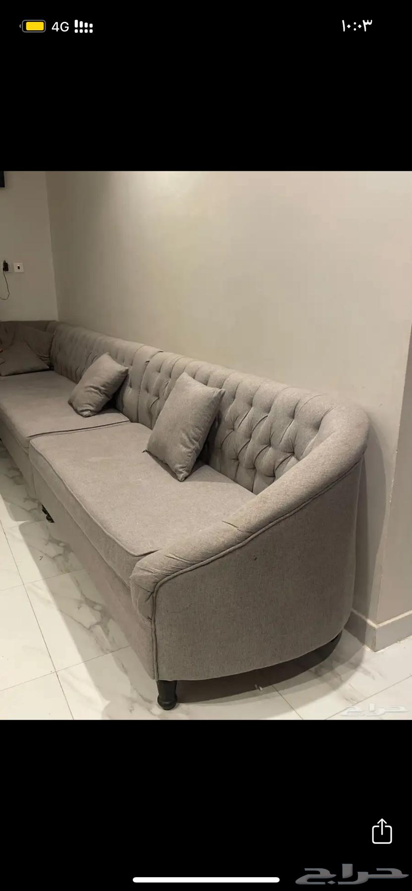 كنب صالة رمادي64509984411138111