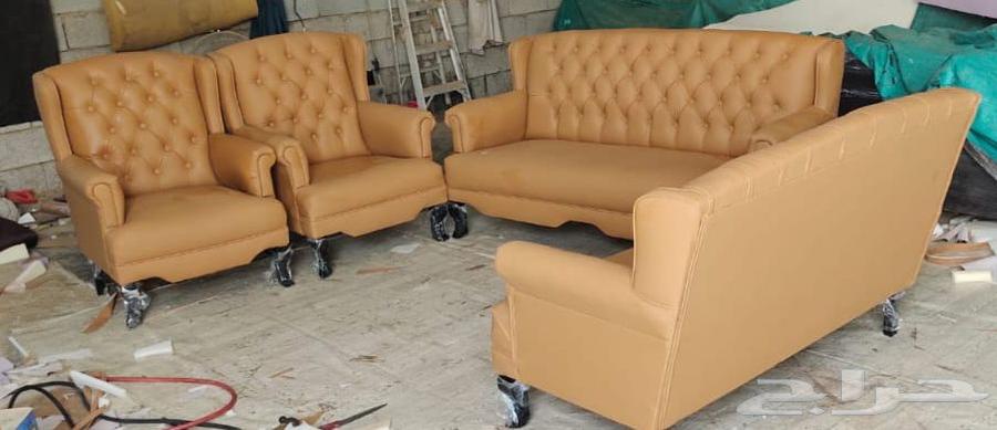 اثاث المكتبي كنب جلد جديد ألوان و جديد مادل مختلف أشكال64504832491266111