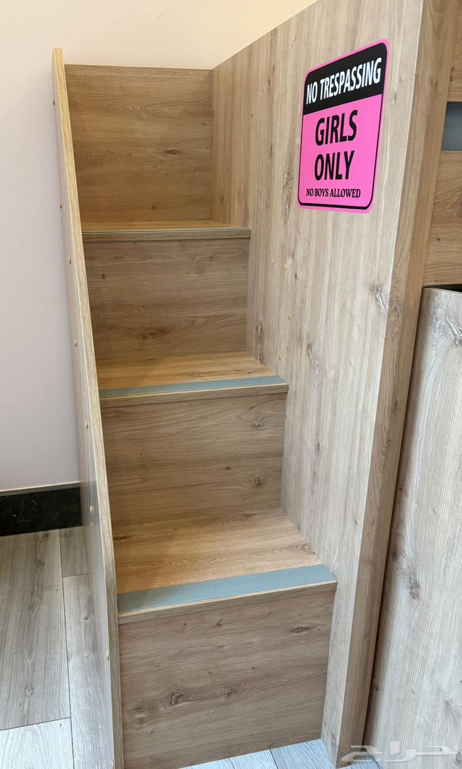 Children's bed with wardrobe and bookshelf, mattress size 90x20064505329234690113