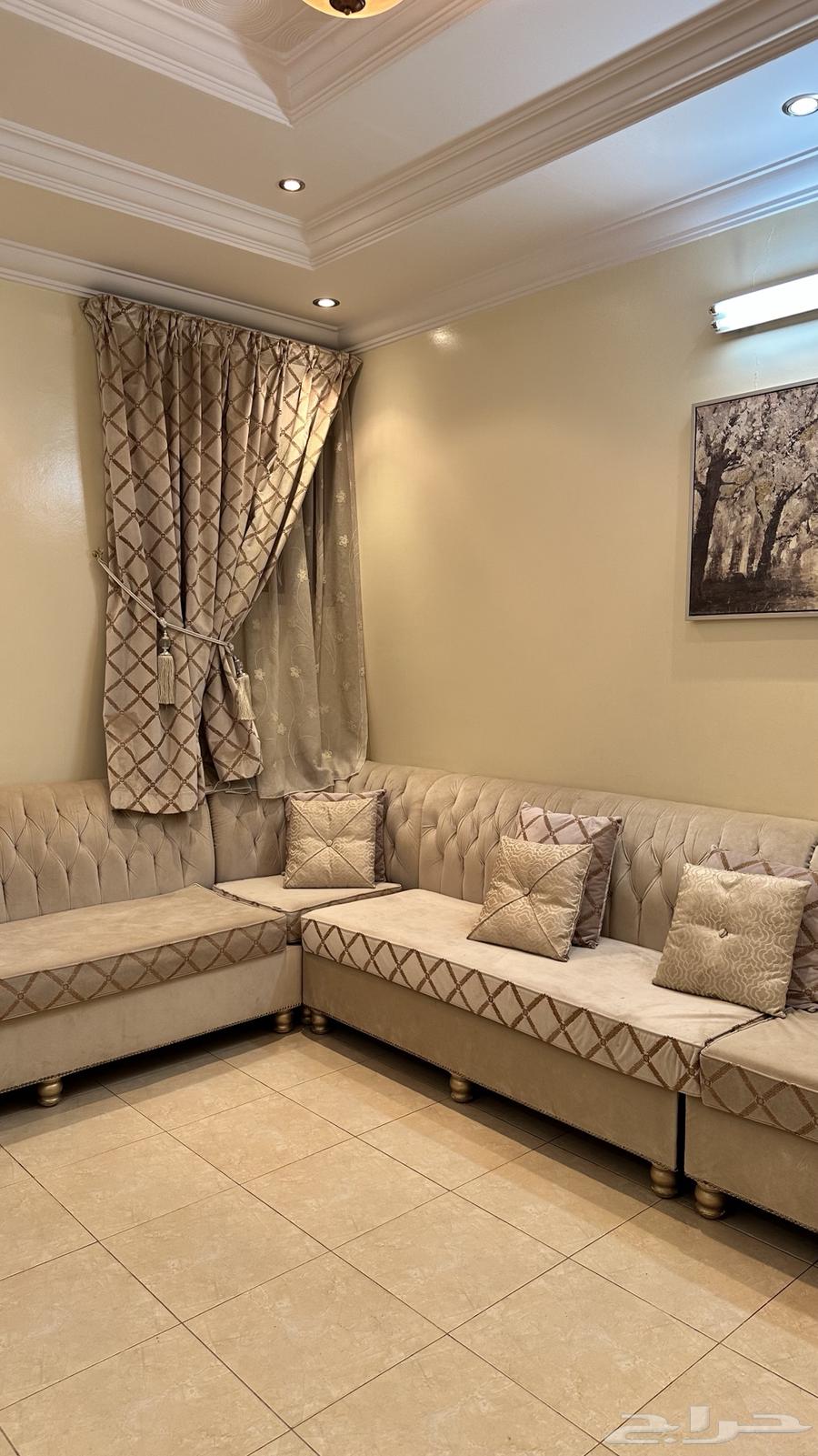 U-shaped sofa set, condition from broken pieces with star64512023261953112