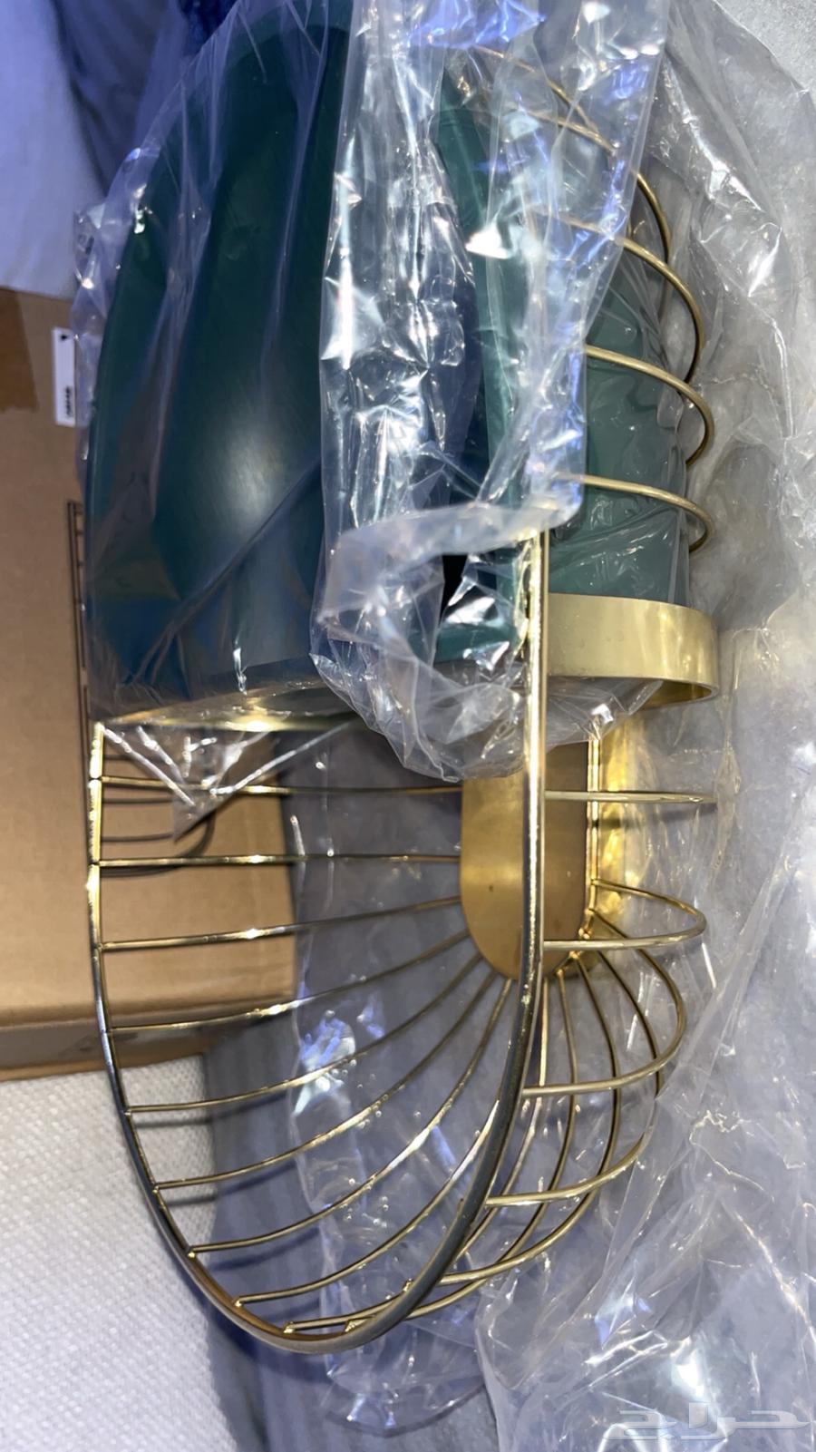 سلة فواكه ذهبيه معدنية فاخرة للبيع64511954081538112