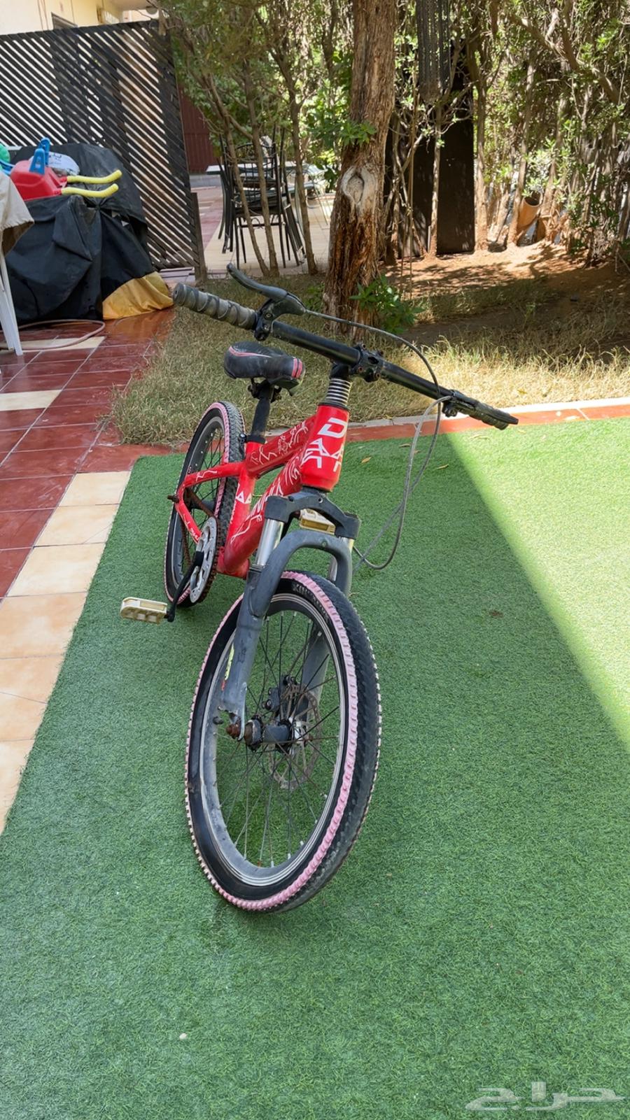 دراجة دينو حمراء - حالة جيدة64513396526209113