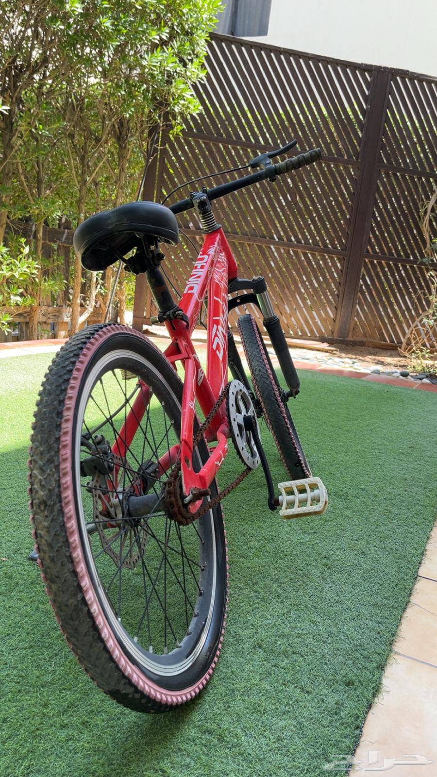 دراجة دينو حمراء - حالة جيدة64513396526209111
