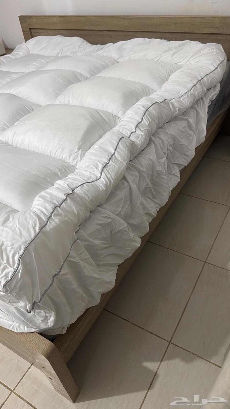 لباد سرير فندقي 160 200 ارتفاع 14 سم جديد غير مستعمل64516211902977111