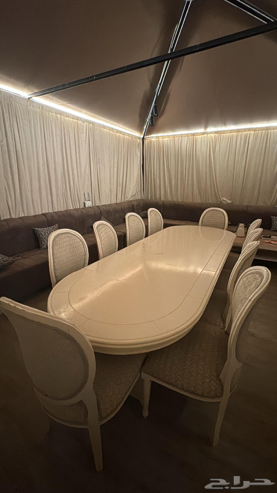 طاولة طعام 12 كرسي فخمه للبيع64514983478914110