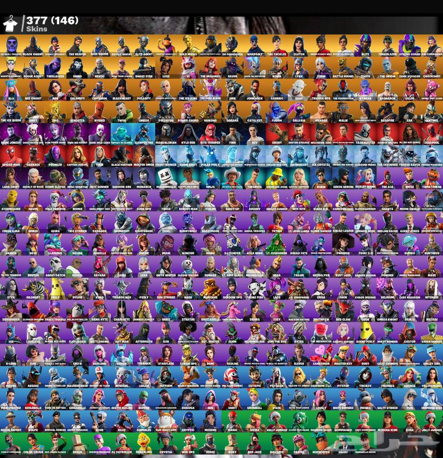 سكلتون بنفسجي وشيطون وسكنات تويتش64511675270019110