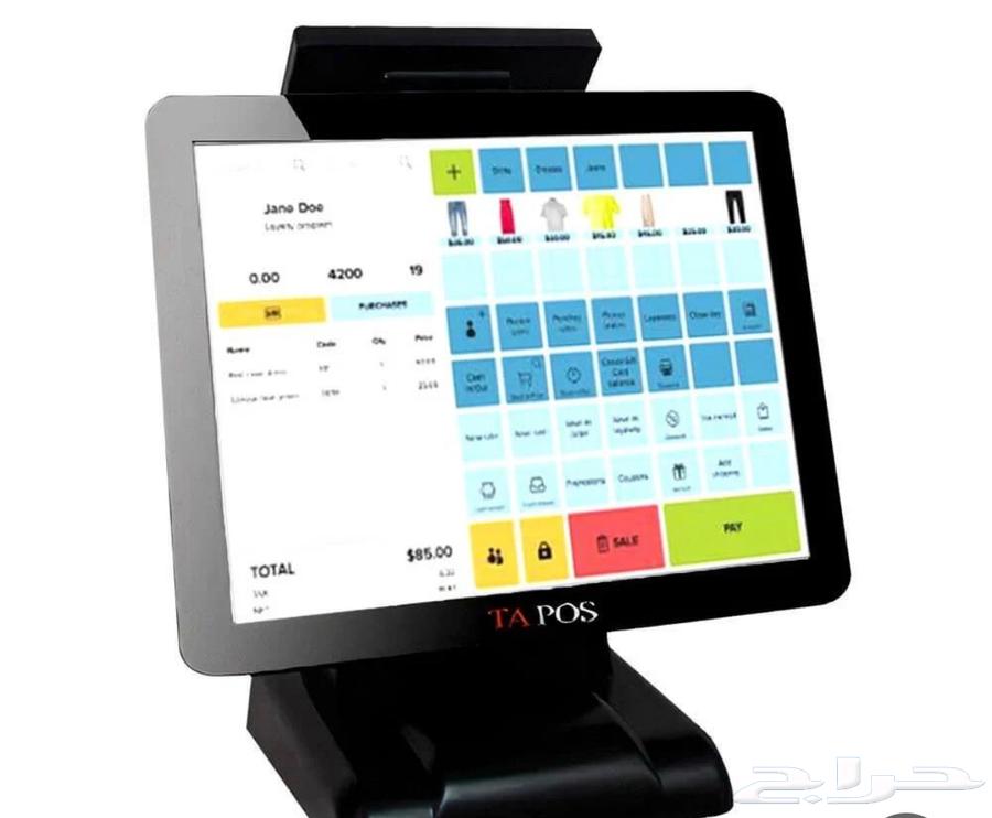 جهاز كاشير متكامل مع برنامج محاسبي64511395625601112